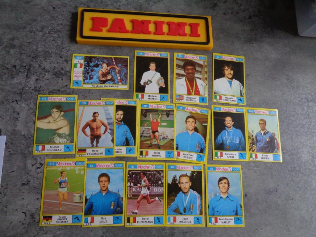 PANINI stickers MUNCHEN 72 Olympische Spelen  16x   ********, Hobby en Vrije tijd, Stickers en Plaatjes, Verzenden