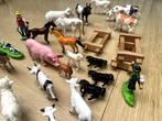 ensemble d'animaux de ferme en plastique : 20 pièces plus un, Collections, Jouets, Comme neuf, Enlèvement ou Envoi