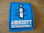 Amnesty International Sticker, Verzamelen, Stickers, Bedrijf of Vereniging, Ophalen of Verzenden, Zo goed als nieuw