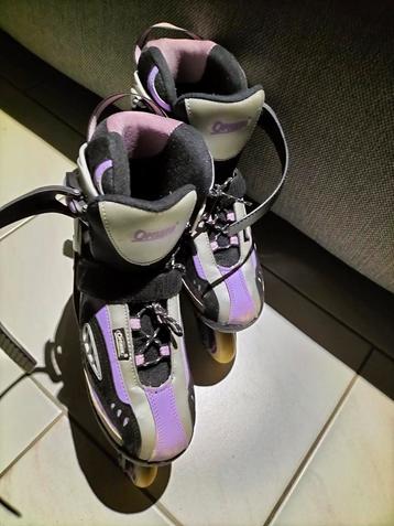 Inline skates/skeelers (37-40) met bescherming en opbergzak beschikbaar voor biedingen