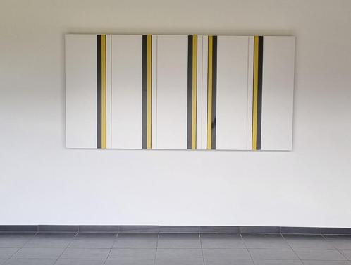 Stevige houten ophang wandkast met 5 deuren, Huis en Inrichting, Kasten | Wandmeubels, Zo goed als nieuw, 100 tot 150 cm, 200 tot 250 cm
