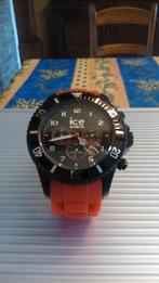 Mooi sporthorloge met rood en zwart ijshorloge, Ophalen, Zo goed als nieuw, Rood, Ice watch