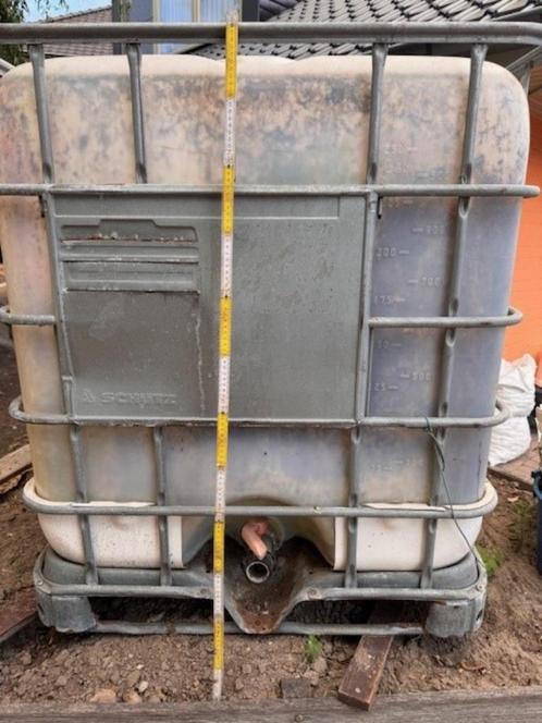 IBC Watercontainer 1000 liter, Tuin en Terras, Regentonnen, Gebruikt, Kunststof, 150 liter of meer, Met kraantje, Ophalen