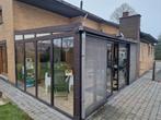 Veranda, zelf af te breken en ophalen . met groot schuifraam, Tuin en Terras, Overkappingen, Ophalen of Verzenden, Gebruikt, Veranda