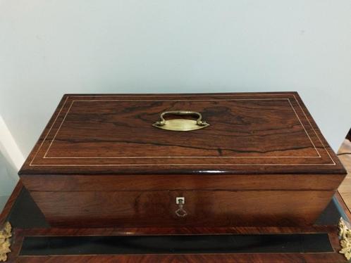 Très grande boîte en palissandre 19eme Charles X, Antiquités & Art, Antiquités | Autres Antiquités, Enlèvement ou Envoi