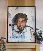 Peinture- Portrait de Serge Gainsbourg, Ophalen