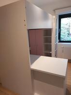 Hoogbed met bureau en kledingkast Ikea, Ophalen