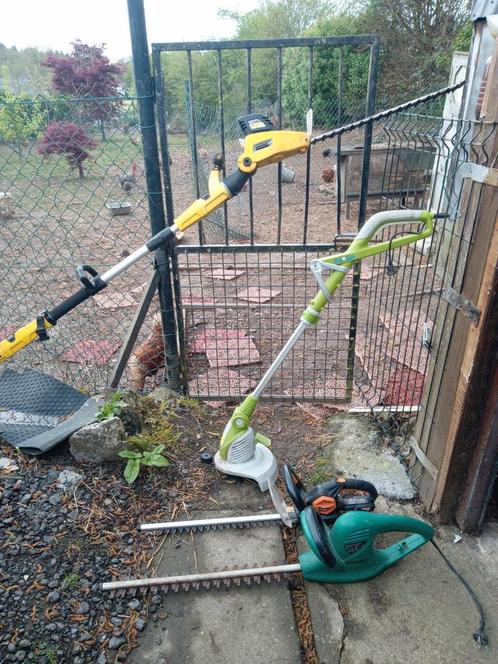 Matériel jardinage, Tuin en Terras, Heggenscharen, Accu, Ophalen