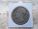 België 5 frank 1848 leopold I zilver, Zilver, Ophalen of Verzenden, Losse munt, Zilver