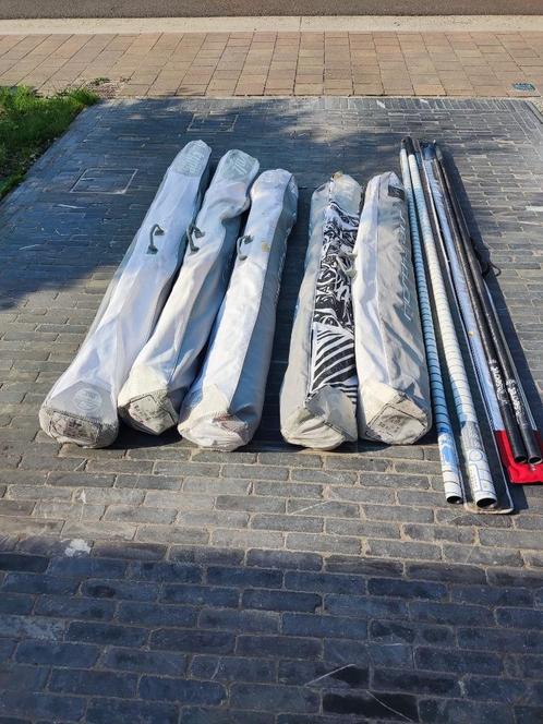 North Sails zeilen 4.0 tot 6.0 Platinum mast 460, Watersport en Boten, Windsurfen, Gebruikt, Zeil, Met draagtas, 5 tot 7 m², Ophalen