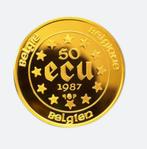 50 ecu munt goud, Ophalen, Goud