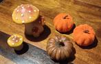 Herfstdecoratie, Paddestoelen en pompoenen, Ophalen of Verzenden, Zo goed als nieuw