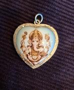 Zilveren Ganesha hanger, Enlèvement ou Envoi, Comme neuf, Cœur, Argent