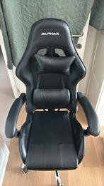 AlphaX Gaming Chair, Huis en Inrichting, Bureaustoelen, Ophalen, Gaming bureaustoel, Zo goed als nieuw, Zwart