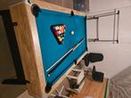Te koop: Pooltafel met accessoires - goede staat, Sport en Fitness, Biljarten en Poolen, Ophalen, Gebruikt, Pooltafel