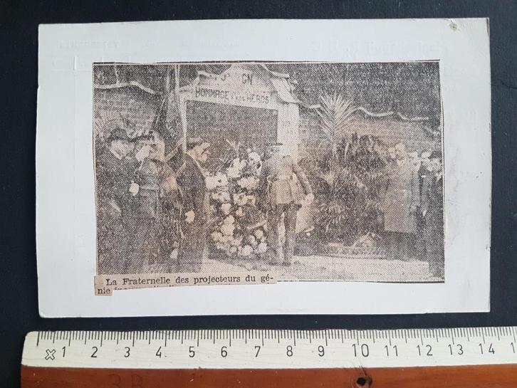 Coupure : Hommage Heros guerre Memorial Où ?, Collections, Objets militaires | Général, Armée de terre, Envoi