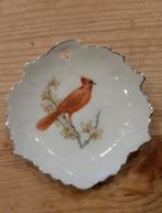 plat/cendrier vintage en forme de feuille avec oiseau, Enlèvement ou Envoi