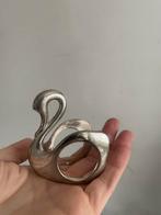 Servettenhouder - vintage - zwaan, Ophalen of Verzenden, Gebruikt, Overige materialen, Los bestek