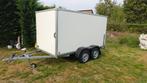 Gesloten aanhangwagen dubbelas 300x150x150, Auto diversen, Aanhangers en Bagagewagens, Ophalen, Zo goed als nieuw