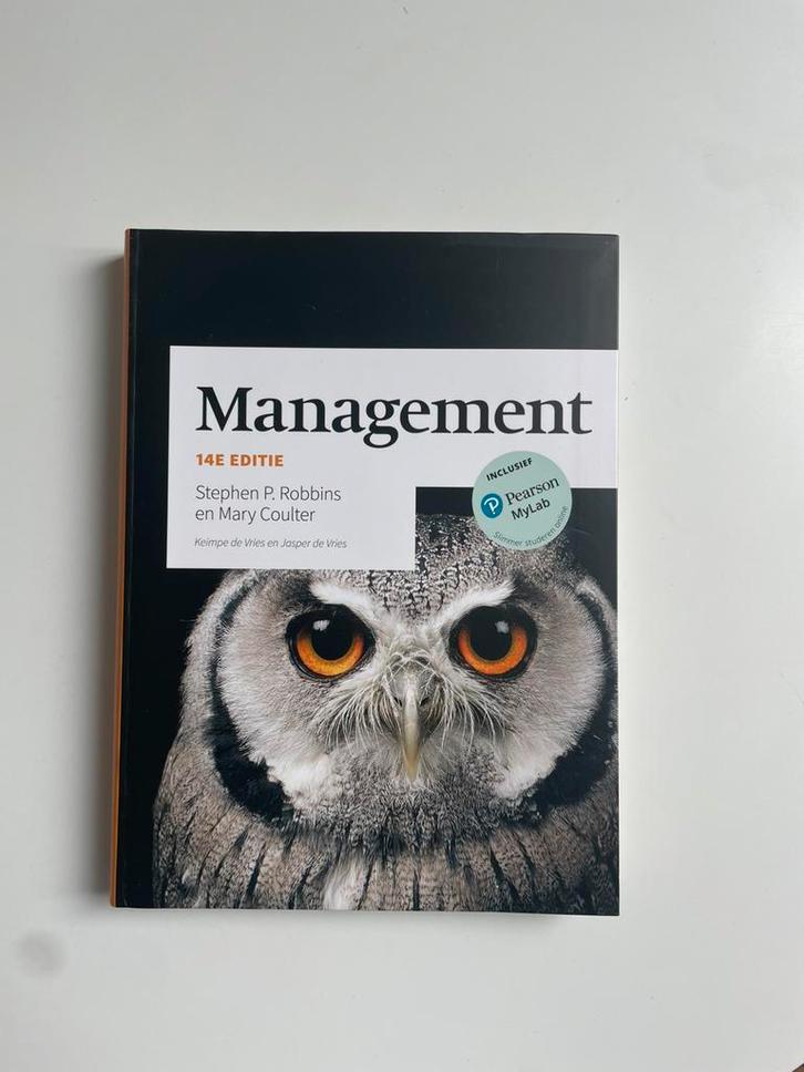 Stephen P. Robbins - Management, Boeken, Schoolboeken, Zo goed als nieuw, Nederlands, Ophalen of Verzenden