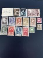 Postzegels  1952, Timbres & Monnaies, Timbres | Europe | Belgique, Neuf, Enlèvement ou Envoi