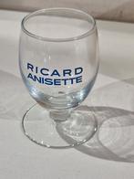 oude Ricard glazen ballon  blauw RICARD ANISETTE zonder, Ophalen of Verzenden, Zo goed als nieuw