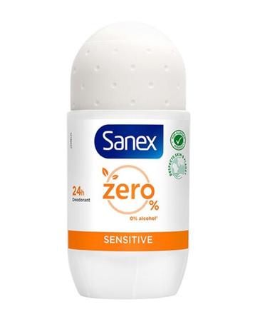 3x Sanex Zero% Deodorant Roller voor Gevoelige Huid
