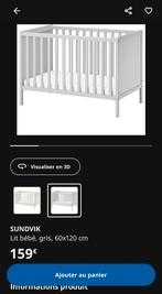 Lit bébé IKEA, Enlèvement, Utilisé, Berceau