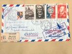 Eerste luchtverbinding Parijs Chicago 17-10-1958, Postzegels en Munten, Brieven en Enveloppen | Buitenland, Envelop