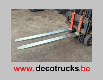 overschuivers,verlengvorken,lange vorken voor heftruck beschikbaar voor biedingen