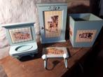 Vintage decorset voor badkamer, slaapkamer, etc., Ophalen of Verzenden, Zo goed als nieuw