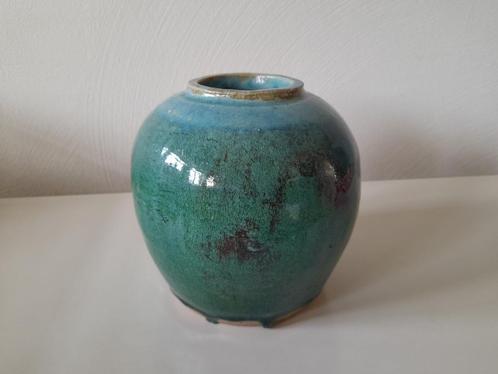 Brocante vaas - handgemaakte keramiek, Antiek en Kunst, Curiosa en Brocante, Ophalen