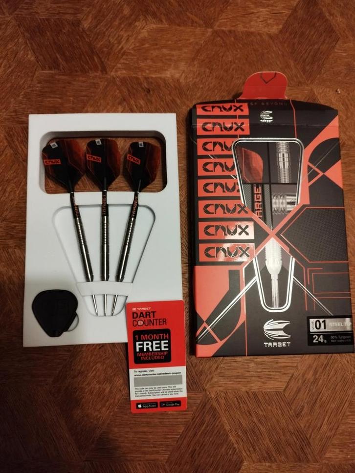 target crux 01 sp 24gr, Sport en Fitness, Darts, Nieuw, Pijlen, Ophalen of Verzenden