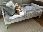 Wit peuterbed Petite Amélie 140x70cm incl matras, Kinderen en Baby's, Kinderkamer | Bedden, Ophalen, Gebruikt, 70 tot 85 cm, Minder dan 140 cm