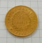 Goud 20fr 1815-A , 100 dagen Napoleon !!!, Ophalen of Verzenden, Frankrijk, Losse munt, Goud