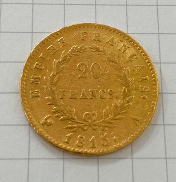 Goud 20fr 1815-A , 100 dagen Napoleon !!! beschikbaar voor biedingen
