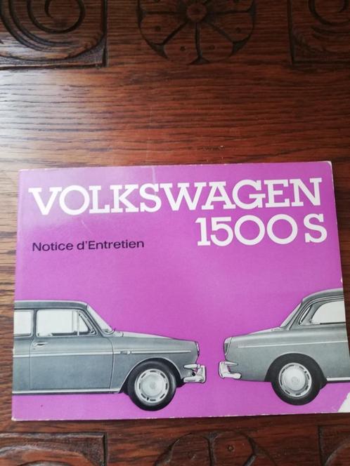 MANUEL FR VW VOLKSWAGEN 1500S NOTCH, Autos : Pièces & Accessoires, Petit matériel, Pièces Oldtimer ou Ancêtre, Volkswagen, Utilisé