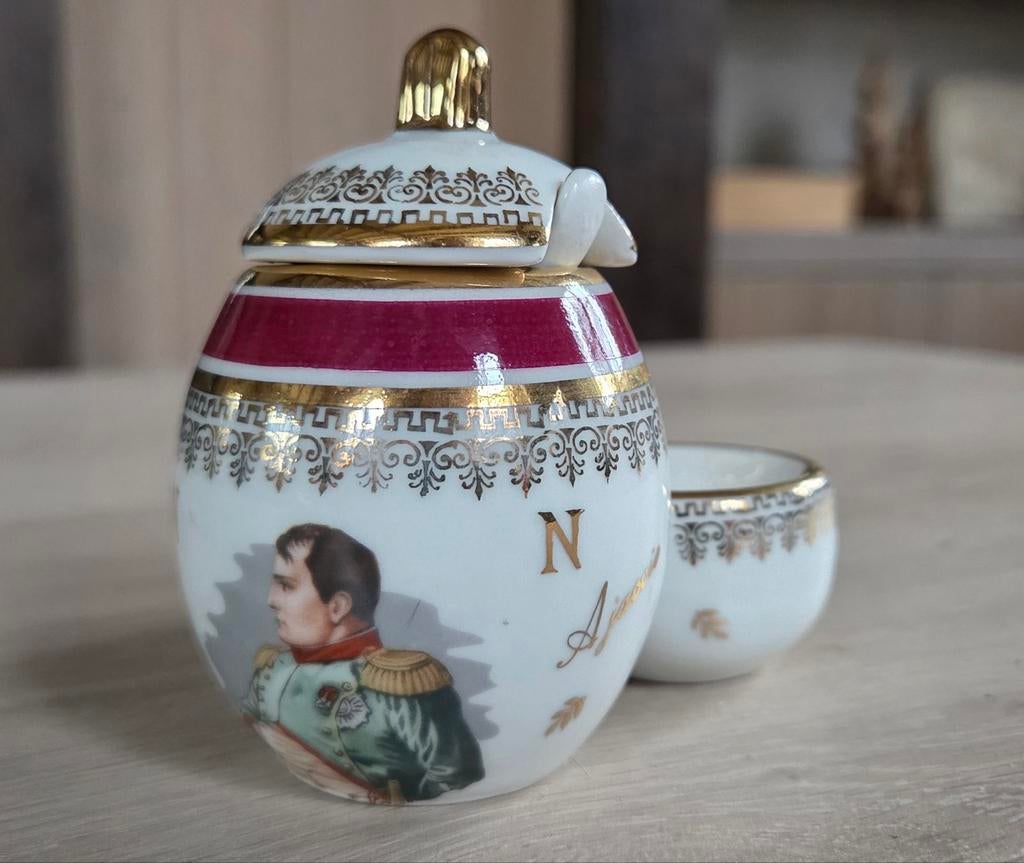 Pot à moutarde Napoleon/vintage., Antiquités & Art, Antiquités | Porcelaine, Enlèvement ou Envoi