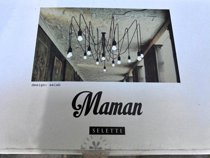Seletti Suspension Maman Noir - NEUF, Huis en Inrichting, Lampen | Hanglampen, Nieuw, Ophalen