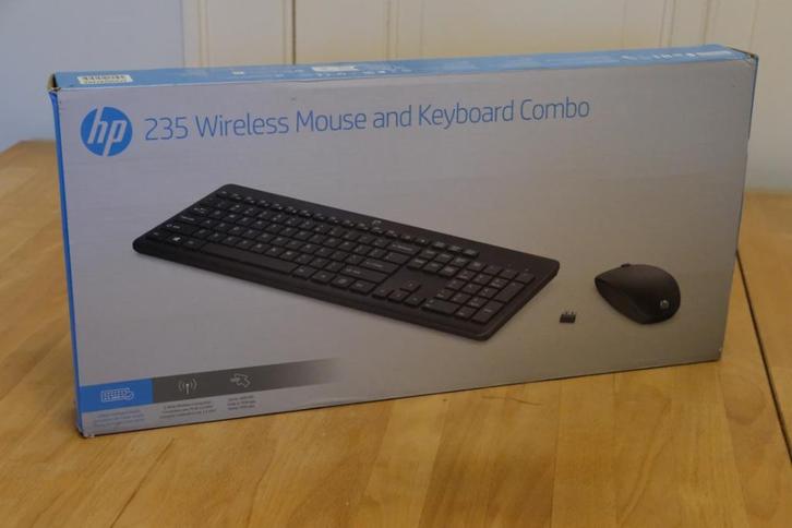 Clavier QWERTY et souris sans fil HP, Informatique & Logiciels, Claviers, Neuf, Qwerty, Sans fil, Ensemble clavier et souris, Enlèvement ou Envoi