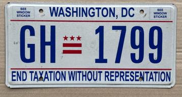 nummerplaat nummerplaten USA  plaque d'immatriculation
