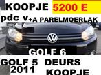 VW  GOLF  6  1.2    TSI  BENZINE 2011 5 DEURS  KOOPJE!, Auto's, Volkswagen, Euro 5, 5 deurs, 1200 cc, Golf