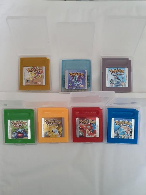 Pokémon Crystal Gold Silver Yellow Red Blue Green, Consoles de jeu & Jeux vidéo, Jeux | Nintendo Game Boy, Comme neuf, Aventure et Action