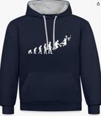 SWEAT SHIRT BLEU MARINE, Ophalen, Nieuw, Blauw