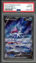 Suicune V PSA 10 - GG38/GG70 - Sword & Shield - Crown Zenith, Ophalen of Verzenden, Zo goed als nieuw, Losse kaart