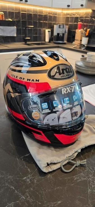 Arai RX-7V Isle of Man TT (Nieuw!! maat S), Motoren, Kleding | Motorhelmen, Arai, Ophalen of Verzenden