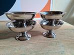 4 coupes à glace, inox, vintage / 4 ijscoupes, inox, vintage, Ophalen, Overige materialen, Schaal of Schalen