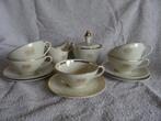 Koffieservies Belgisch porselein "De Baudour", Gebruikt, Overige typen, Ophalen of Verzenden, Overige stijlen