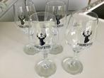 4 glazen Sint-Hubertus, Verzamelen, Biermerken, Ophalen of Verzenden, Nieuw, Glas of Glazen