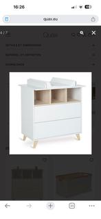 Commode + extension table a langer + lit cage quax, Enlèvement, Comme neuf, Garçon ou Fille